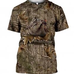 ENCHERE T-shirt Chasse 3D Motif au Choix
