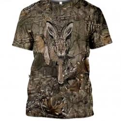 TOP ENCHERE T-shirt Chasse 3D Motif au Choix