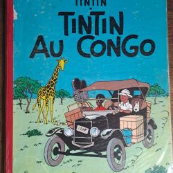 Bd tintin au congo de 1956