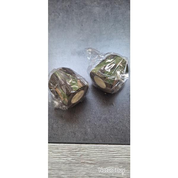 Lot de 2 rubans auto adhsif pour fusil et equipement
