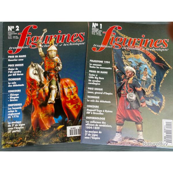 Deux numros de la revue  FIGURINES 