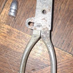 Moule a balles très rare pour 44 Evans  New Model (long)