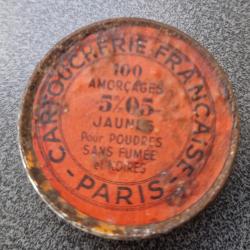 BOITE AMORCES ANCIENNE  POUR COFFRET