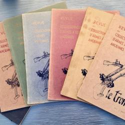 Série complète des 7 numéros de la revue « Le Tromblon » de Jean René Clergeau