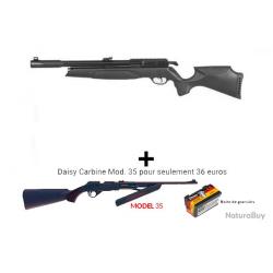 PACK COMBINÉ ! Carabine Arrow Gamo 4,5 mm + Carabine PCP à pompe Daisy mod. 35 Cal. 4,5 mm