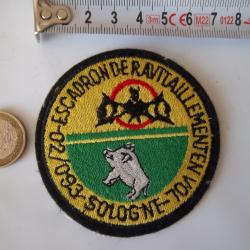 écusson armée de l'air escadron de ravitaillement en vol 2-93 escadrille Sologne