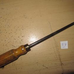 Tournevis long  pour crosse bout plat -(repT57)