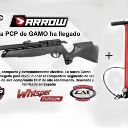 PACK-15 CARABINE GAMO PCP ARROW Cal. 5,5 mm, 19,9 joules + (KIT Puissance) + chargeur 5,5 mm