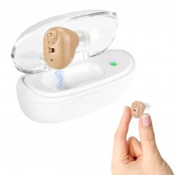 Oreillettes amplificatrices Aide auditive Rechargeable batterie longue durée