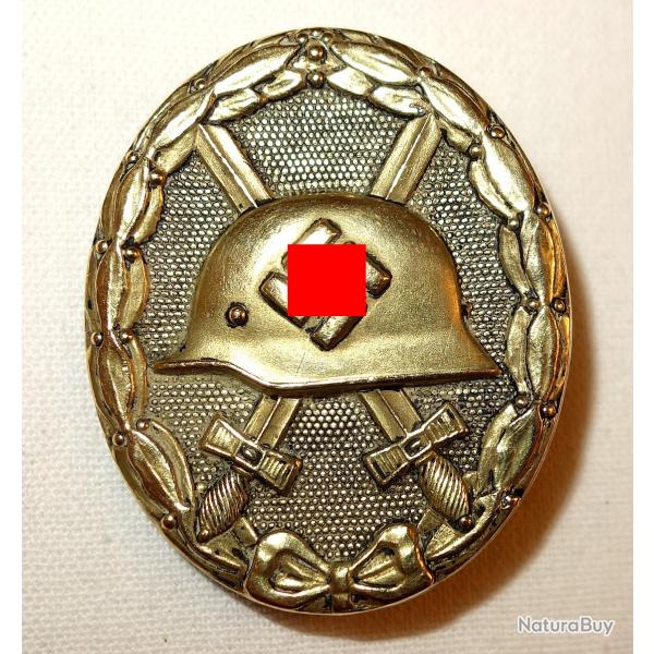 INSIGNE ALLEMAND DE BLESSE  OR  de la SECONDE GUERRE.   /9224