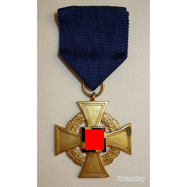 CROIX ALLEMANDE POUR 40 ANS DE SERVICE /IIIme REICH.  /9207
