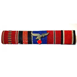 BARRETTE DE DECORATIONS ALLEMANDES de PILOTE de la LUFTWAFFE de la SECONDE GUERRE.  /8980