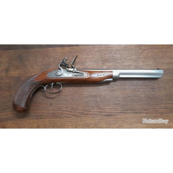 Pistolet Charles Moore silex Pedersoli cal. 45 ray!