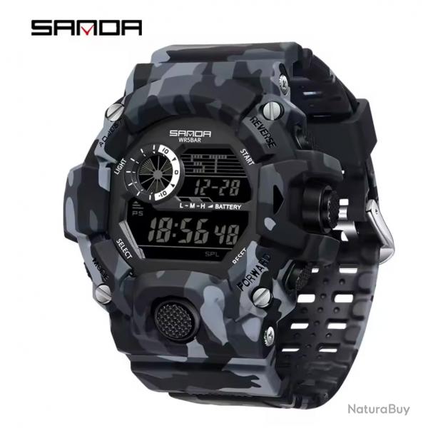 TOP ENCHERE Montre ARMY Camouflage Militaire Coloris au choix