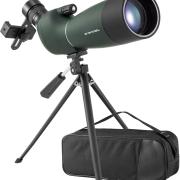 Longue Vue 25-75x70mm Avec Trépied Et Adaptateur Smartphone - Télescope Zoom Puissant Pour Observation Nature Et Astronomie