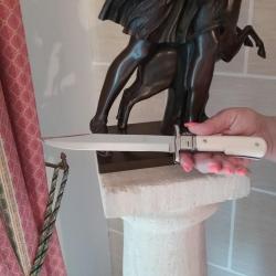 Dague de chasse à la d'Estaing  BEGON Claudius Chevalérias IVOIRE