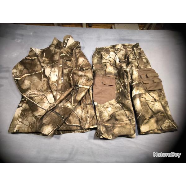 Pantalon + Veste camouflage treemetic Solognac