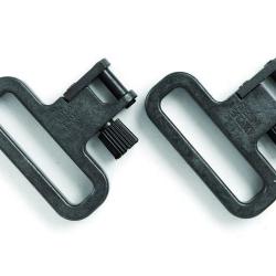 Jeu de 2 boucles Uncle Mike's bronzees normes militaires 3.18cm