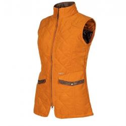 Gilet matelassé femme - Caramel - Douceur chaude & style campagne 40
