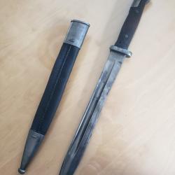 BaïonnetteBaïonnette 1884/98 1er type, arme prussienne de 1887