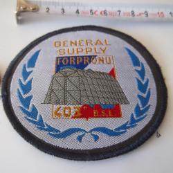 écusson militaire OPEX approvisionnement général FORPRONU 403 B.S.L
