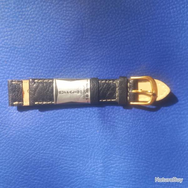 bracelet de montre cuir de buffle 18 mm tat neuf