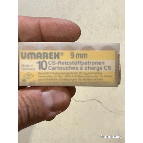 Bote de 10 cartouches CS calibre 9mm