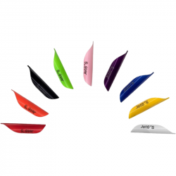 Plumes de flèche JET6  Archery Vane 2023 version S - Violet / Gaucher