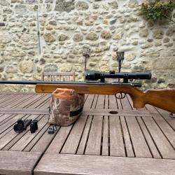 Très belle carabine de la Manufacture de Saint Etienne, modèle Buffalo Match, en calibre 22lr