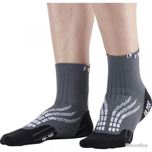 Chaussette de Course Monnet "Run Ultra" 43 - 44 Gris