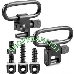 Lot attache grenadières pour bretelle 25mm.