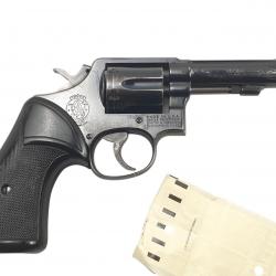 OCCASION MOD.10 - REVOLVER SMITH&WESSON MODEL 10-8 CALIBRE 38SP CANON 4" ref.3