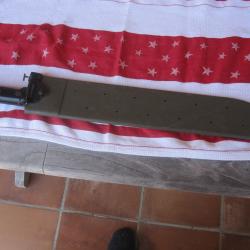 MACHETTE U.S. AVEC SON ETUI EN BAKELITE