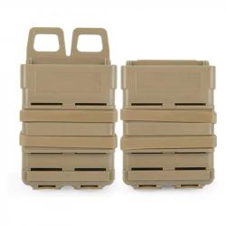 Porte-chargeur tactique M4 5.56 CLUSGO Fast Molle - Marron