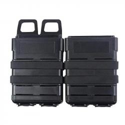 Porte-chargeur tactique M4 5.56 CLUSGO Fast Molle - Noir