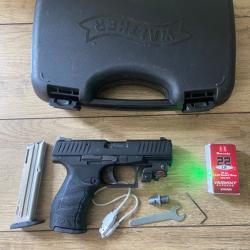 Walther PPQ M2 + laser + 50 muns