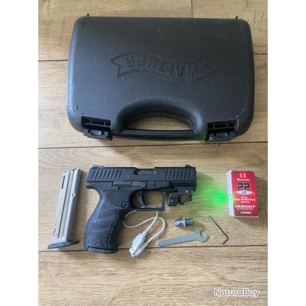 Walther PPQ M2 + laser + 50 muns