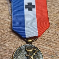 Médaille du Souvenir Français - 3eme type - 1ere classe - BRONZE - RARE