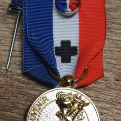 Médaille du Souvenir Français - 3eme type - 3eme classe - VERMEIL - RARE