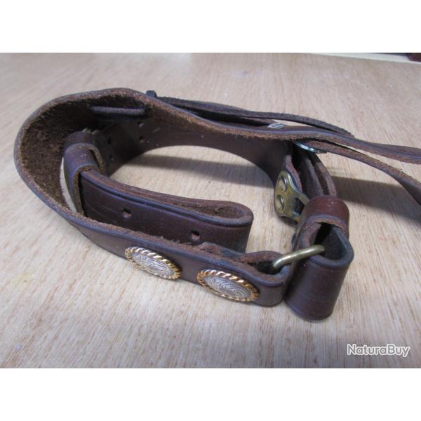 Bretelle cuir UNCLE MIKE'S "Western"