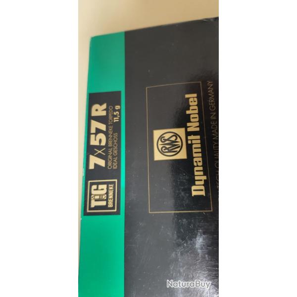 lot de 60 balles 7x57R