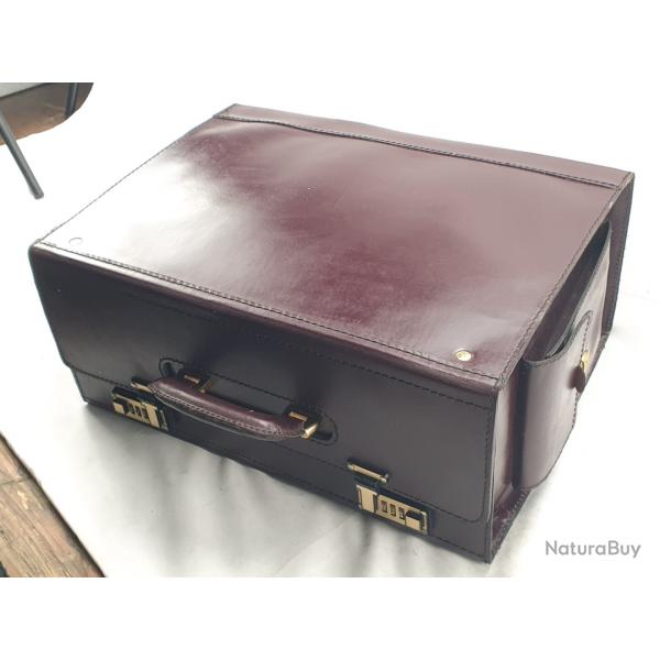 SAC DE TRANSPORT TYPE DOCTEUR EN CUIR VERITABLE