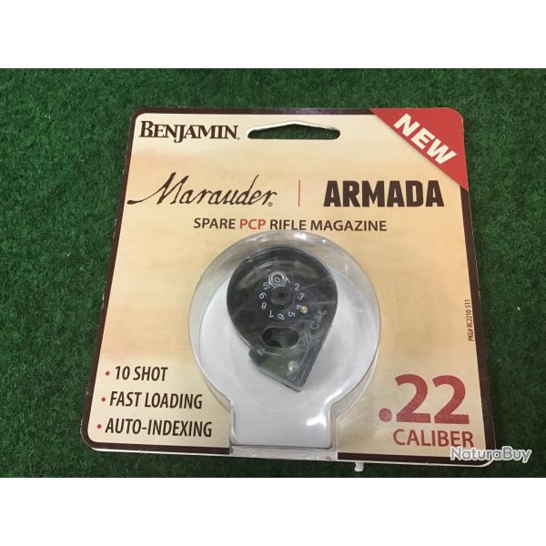 Chargeur rotatif Benjamin ARMADA MARAUDER Cal 5.5