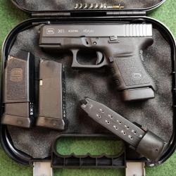 Pistolet semi-automatique GLOCK modèle 30 S - Calibre .45 ACP - 4 chargeurs + Mallette (Occasion bon