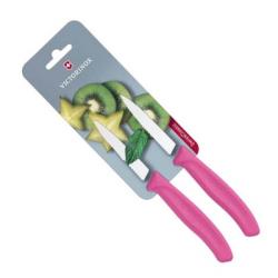 6.7636.L115B 2 couteaux d'office crantés Flashy Victorinox Swiss Classic 8cm