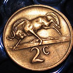 Afrique (south africa) piece de 2 pences  1979  TTB