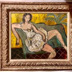 Henri Matisse ballerine sur le sofa phjile sur toile