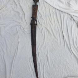 Grand sabre africain ethnique tribal