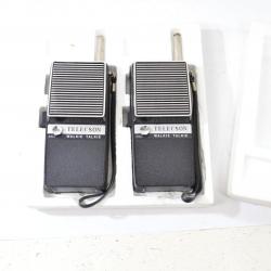 Paire de talkie Walkie Telecson 15-00BB 5 Transistor JAPAN. Vintage années 1980
