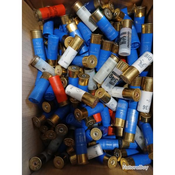 7 kg de cartouches de plomb calibre 12